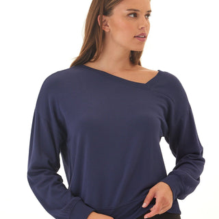 Merida Feather Fleece Asymmetrical Pullover Threads 4 Thought 
