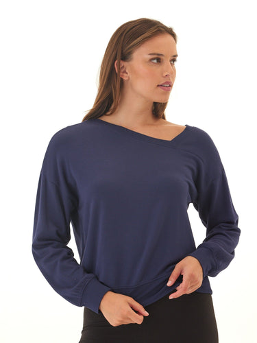 Merida Feather Fleece Asymmetrical Pullover Threads 4 Thought