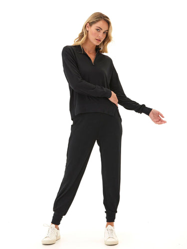 Zarina Modal Terry Tulip-Hem Jogger Womens Bottoms Sweatpants Threads 4 Thought 