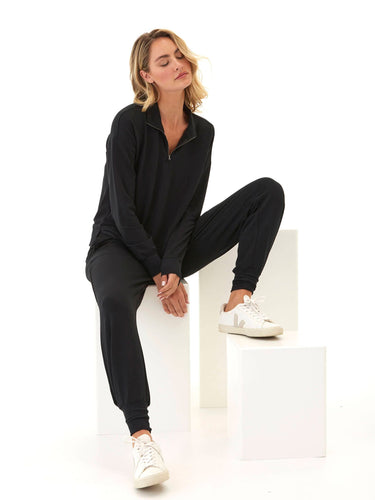 Zarina Modal Terry Tulip-Hem Jogger Womens Bottoms Sweatpants Threads 4 Thought 