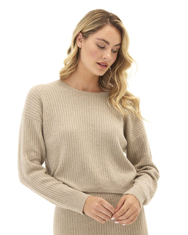 Yvonne Cozy Rib Pullover Sweater – Threads Thought
