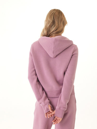 Tyra Triblend Fleece Quarter Zip Hoodie Womens Outerwear Sweatshirt Threads 4 Thought 