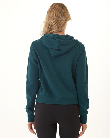 Tyra Triblend Fleece Quarter Zip Hoodie Womens Outerwear Sweatshirt Threads 4 Thought 