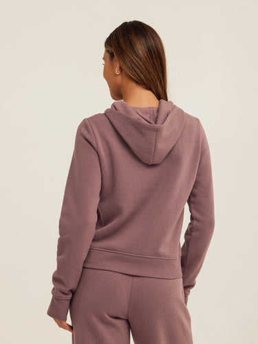 Tyra Triblend Fleece Quarter Zip Hoodie Womens Outerwear Sweatshirt Threads 4 Thought 