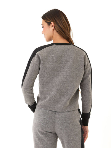 Sadia Triblend Fleece Colorblock Pullover Womens Outerwear Sweatshirt Threads 4 Thought 