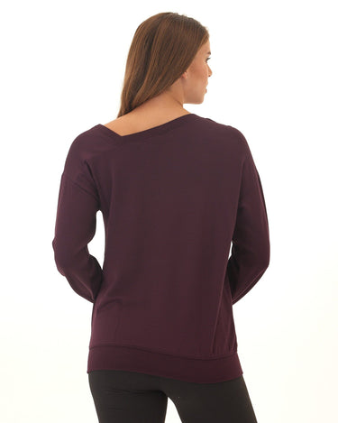 Merida Feather Fleece Asymmetrical Tunic Womens Tops Long Shirt Threads 4 Thought 