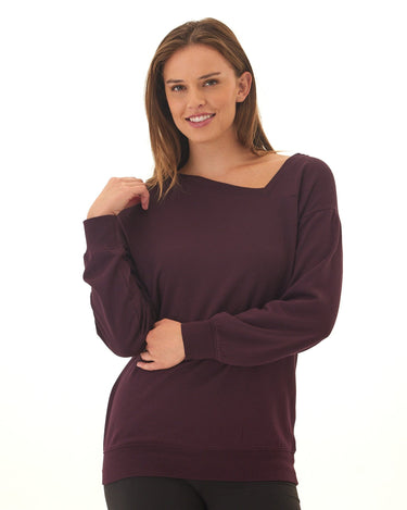 Merida Feather Fleece Asymmetrical Tunic Womens Tops Long Shirt Threads 4 Thought 