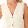 Kimora Breezy Linen Vest Womens Tops Tanks Threads 4 Thought 