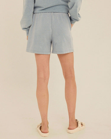 Jessamina Denim Terry Pleated Short Womens Bottoms Shorts Threads 4 Thought 
