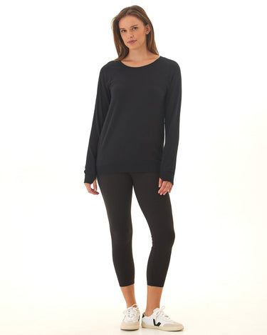 Priscilla Feather Fleece Raglan Sweatshirt Threads 4 Thought 