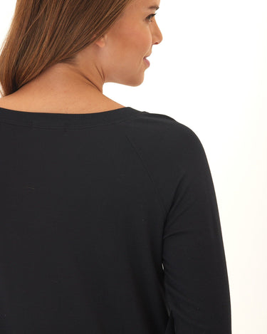 Priscilla Feather Fleece Raglan Sweatshirt Threads 4 Thought 