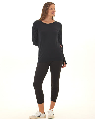 Priscilla Feather Fleece Raglan Sweatshirt Threads 4 Thought 