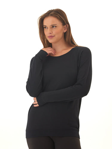 Priscilla Feather Fleece Raglan Sweatshirt Threads 4 Thought