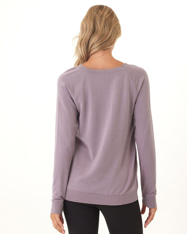 Priscilla Feather Fleece Raglan Sweatshirt Threads 4 Thought 