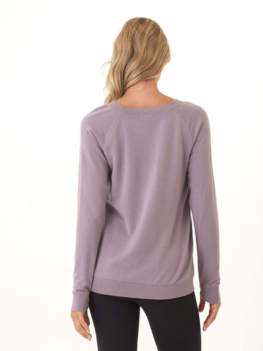 Priscilla Feather Fleece Raglan Sweatshirt Threads 4 Thought 
