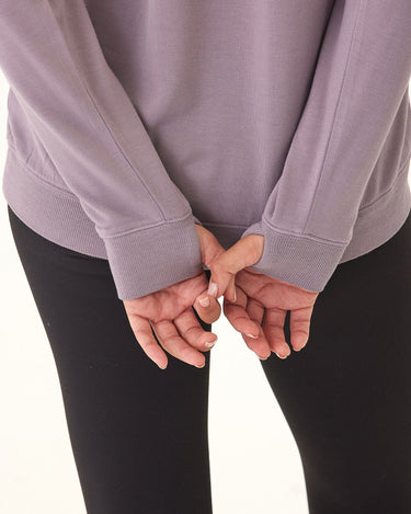 Priscilla Feather Fleece Raglan Sweatshirt Threads 4 Thought 