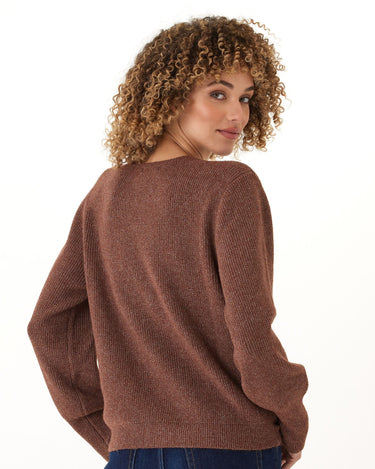 Avalee Cozy Solid Knit Sweater Threads 4 Thought 