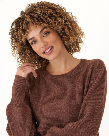 Avalee Cozy Solid Knit Sweater Threads 4 Thought 