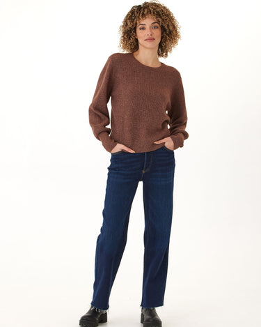 Avalee Cozy Solid Knit Sweater Threads 4 Thought 