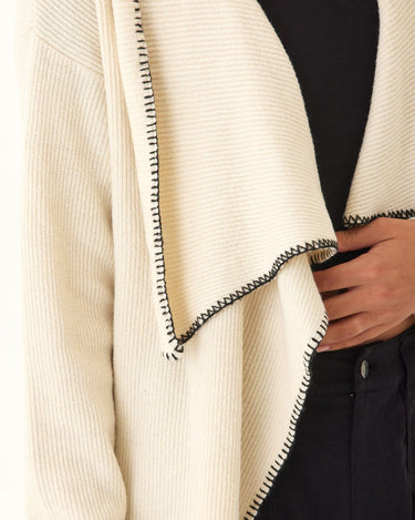 Esmae Cozy Solid Knit Sweater Cardigan Womens Outerwear Sweater Threads 4 Thought 