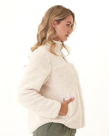 Catherine Puffer Sherpa Mix Jacket Womens Outerwear Jacket Threads 4 Thought 