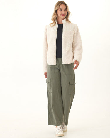 Catherine Puffer Sherpa Mix Jacket Womens Outerwear Jacket Threads 4 Thought 