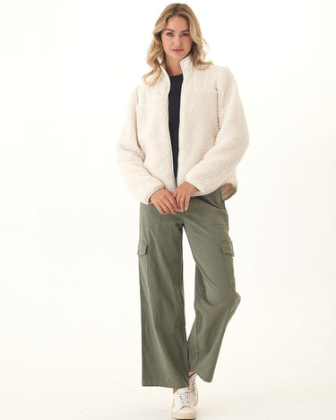 Catherine Puffer Sherpa Mix Jacket Womens Outerwear Jacket Threads 4 Thought 