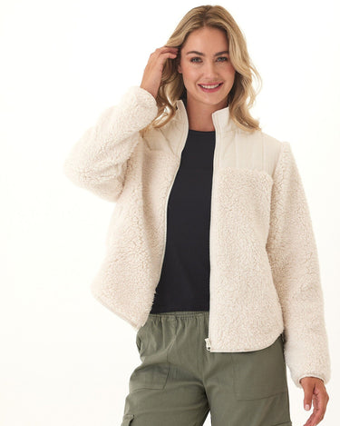 Catherine Puffer Sherpa Mix Jacket Womens Outerwear Jacket Threads 4 Thought 