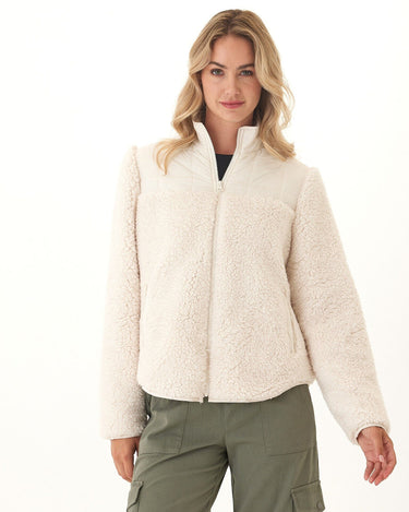 Catherine Puffer Sherpa Mix Jacket Womens Outerwear Jacket Threads 4 Thought 