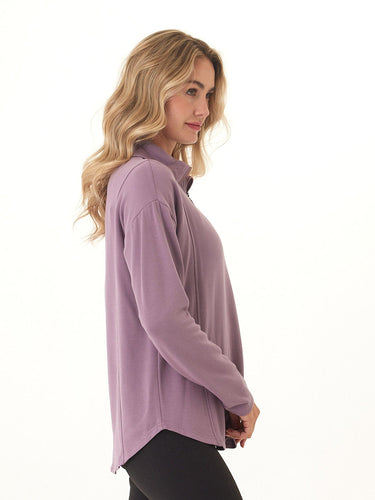 Jenna Feather Fleece Quarter Zip Pullover Threads 4 Thought 