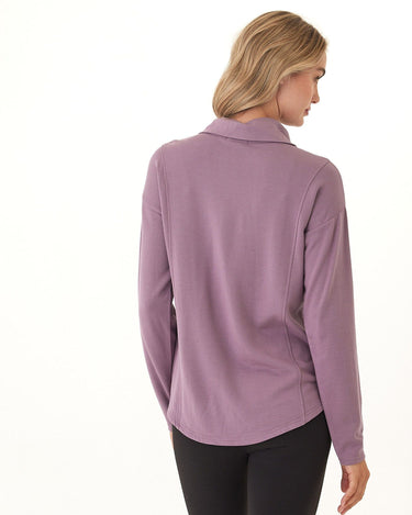 Jenna Feather Fleece Quarter Zip Pullover Threads 4 Thought 