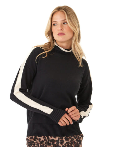 Akiko Cotton Blend Turtleneck Sweater Womens Outerwear Sweater Threads 4 Thought 