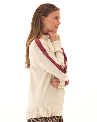 Akiko Cotton Blend Turtleneck Sweater Womens Outerwear Sweater Threads 4 Thought 