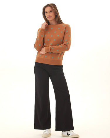 Deandra Polka Dot Cozy Sweater Threads 4 Thought 