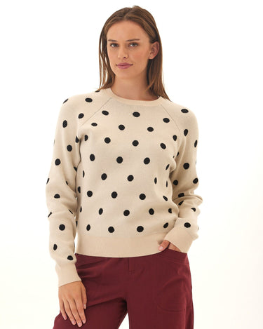 Deandra Polka Dot Cozy Sweater Threads 4 Thought 