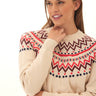 Deandra Fair Isle Cozy Sweater Womens Outerwear Sweater Threads 4 Thought 