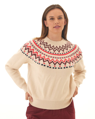 Deandra Fair Isle Cozy Sweater Womens Outerwear Sweater Threads 4 Thought 