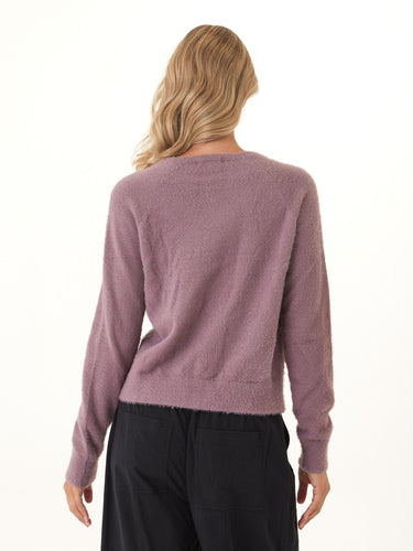Josalyn Fuzzy Knit Raglan Pullover Womens Outerwear Sweater Threads 4 Thought 