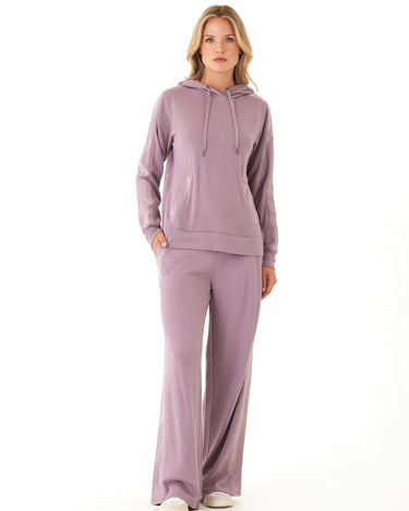 Romi Feather Fleece Trim Detail Hoodie Threads 4 Thought 