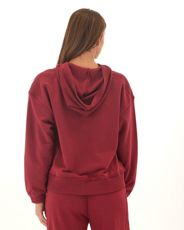 Starla French Terry Rib Mix Zip Hoodie Womens Outerwear Sweatshirt Threads 4 Thought 