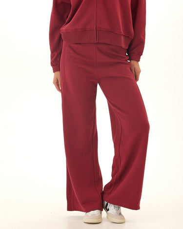 Elexis French Terry Rib Mix Wide Leg Pant Womens Bottoms Sweatpants Threads 4 Thought 