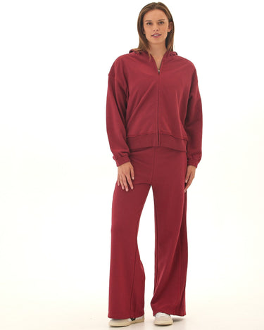 Elexis French Terry Rib Mix Wide Leg Pant Womens Bottoms Sweatpants Threads 4 Thought 