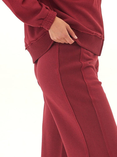 Elexis French Terry Rib Mix Wide Leg Pant Womens Bottoms Sweatpants Threads 4 Thought 