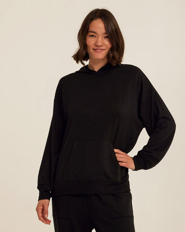 Sylvie Modal Terry Oversized Pullover Hoodie Womens Outerwear Sweatshirt Threads 4 Thought 