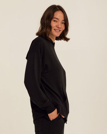 Sylvie Modal Terry Oversized Pullover Hoodie Womens Outerwear Sweatshirt Threads 4 Thought 