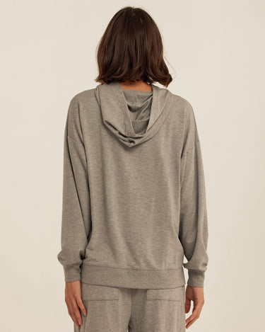 Sylvie Modal Terry Oversized Pullover Hoodie Womens Outerwear Sweatshirt Threads 4 Thought 