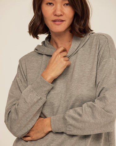 Sylvie Modal Terry Oversized Pullover Hoodie Womens Outerwear Sweatshirt Threads 4 Thought 