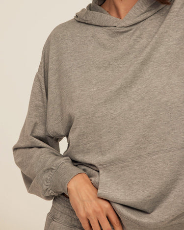 Sylvie Modal Terry Oversized Pullover Hoodie Womens Outerwear Sweatshirt Threads 4 Thought 