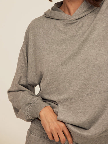 Sylvie Modal Terry Oversized Pullover Hoodie Womens Outerwear Sweatshirt Threads 4 Thought 