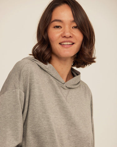 Sylvie Modal Terry Oversized Pullover Hoodie Womens Outerwear Sweatshirt Threads 4 Thought 